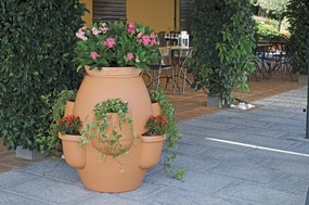 BAMA OASI, 80 x 80 cm, terracotta