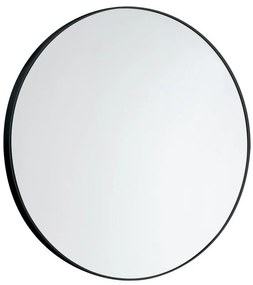 Aqualine Aqualine, Zrkadlo guľaté priemer 60cm, bez uchytenia, cierna matná, 6000