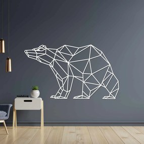 Drevený obraz na stenu Geometrický medveď | BRUKO: HDF - Javor 60 x 34 cm 4399-83168 HDF0244