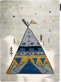 Detský kusový koberec Petit Tipi grey