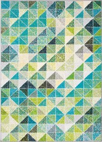 Koberec Agnella Funky Top Super Tas tyrkysový