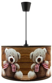Detský luster na lanku BEARS 1xE27/60W/230V