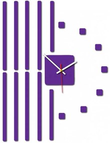 Nástenné hodiny Quartz, nalepovacie dekorácie, 3D zrkadlové nálepky Xmomo X0034- HEU-