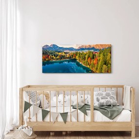 Obraz - Jazero Urisee, Rakúsko (120x50 cm)