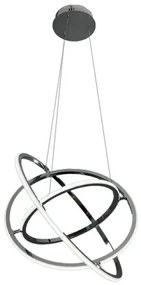 LED Stmievateľný luster na lanku LED/105W/230V 3000-6500K + diaľkové ovládanie