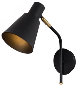 Nástenná lampa Sivani I čierna