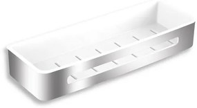 Novaservis Yacore polička biela/chróm 65585.4