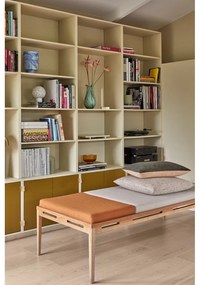 Oranžovo-krémová lavica Amber – Hübsch