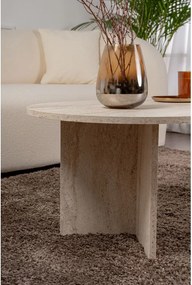 Béžový pololesklý konferenčný stolík 60x119 cm Sable – Kalune Design
