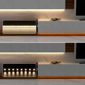 Sada LED pásikov COB 12V 5m Neón 4000 60W - zdroj + diaľkový ovládač