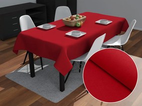 Biante Dekoračný obdĺžnikový obrus BKU-104 Sýto červený 140x160 cm