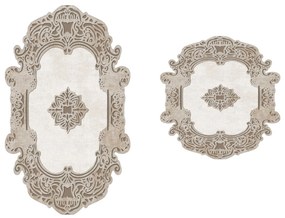 Súprava 2 kusov kúpeľňových predložiek QueensBathroom béžová