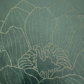 Dekorstudio Elegantný zamatový behúň na stôl BLINK 13 tmavomentolový Rozmer behúňa (šírka x dĺžka): 35x140cm