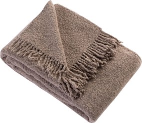 Boucle deka 140x200cm prírodná