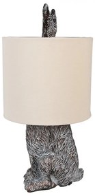 Brown & Beige RABBIT nočná lampa