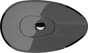 Besco Doskové umývadlo zo syntetickej živice Neya 60x35 cm Carbon Grey s výpusťou Click-Clack BESCO-Typ výpuste: Click-Clack bez prepadu, čierna matná
