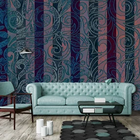 Fototapeta - Ornament prúžkovaný (254x184 cm)