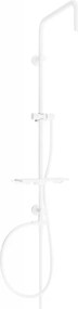 Mexen T, sprchový stĺp, sprchová hadica 150cm, polička, prepínač sprchy, biela, 7939399-20