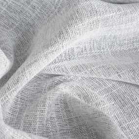 ZÁVES NA KRÚŽKOCH AGNES 140X250 CM STRIEBORNÁ