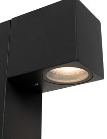 Priemyselná stojaca vonkajšia lampa čierna 80 cm IP44 - Baleno