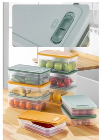 Sada 9 ks potravinových boxů HULU vícebarevná