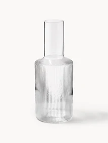 Ručne fúkaná reliéfna karafa Ripple, 1 l