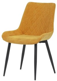 Autronic BONTEC Jedálenská stolička, hnedá, látka, DCL-218 BR2 Farba: Žltá