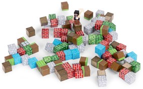 MULTISTORE Magnetická stavebnica pre deti 100 kusov kociek