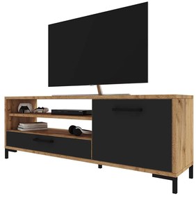 TV skrinka/stolík Cascade  (dub lancaster + čierna). Vlastná spoľahlivá doprava až k Vám domov. 1098746
