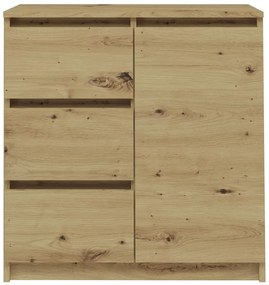 Komoda Musecalo 12 (dub artisan). Akcia -24%. Vlastná spoľahlivá doprava až k Vám domov. 1132868