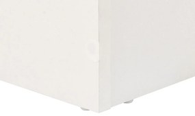 Posteľ s úložným priestorom 90 x 200 cm biela ROUVILLERS Beliani