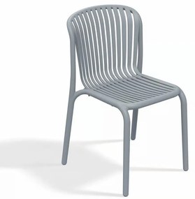 Brene Stohovateľná stolička, 53 × 52 × 82,5 cm, plast, svetlosivá