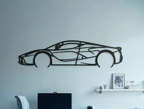 drevko Drevený obraz na stenu 16 LaFerrari Rozmer obrazu: 22 x 86 cm, Farba dekorácie: Čierna