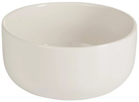 Biela keramická misa Ruby M - 16 * 16 * 7,5 cm