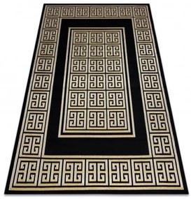 Koberec GLOSS 6776 86 Styl, greek - čierny, zlatý