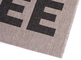 Koberec šnúrkový Floorlux 20220 strieborný / čierny