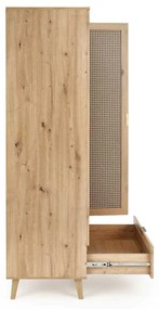 Šatníková skriňa Rustico, dub artisan