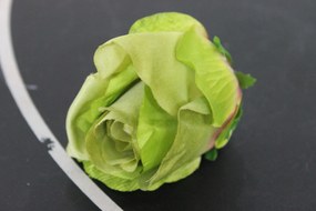 Zelené umelé kvety ruží 12 ks 8 cm