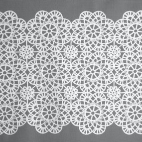 ZÁCLONA NA KRÚŽKOCH AFRODYTA 140X250 CM CM BIELA
