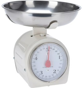 EH Kuchynská mechanická váha 5 kg, biela