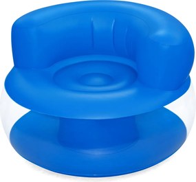 Bestway Nafukovacie kreslo modré 112 x 112 x 70 cm 75138