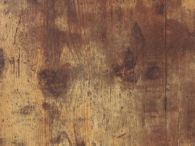 Odkladací stolík tmavé drevo/čierna ASTON Beliani
