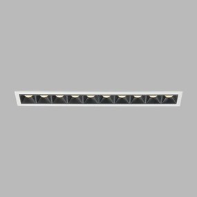 LED2 2251031DT LINEAR 10 lineárne zápustné svietidlo LED 45x280mm 20W/2100lm 3000K TRIAC biela