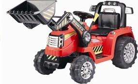 LEAN CARS Elektrický traktor na batérie ZP1005 pre deti červený