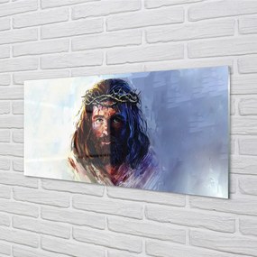 Sklenený obraz obrázok Ježiša 140x70 cm