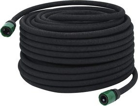 Záhradná priesaková hadica, čierna 0,6" 50 m, guma