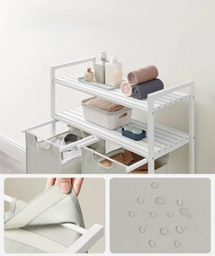 Koš na prádlo Vasagle Ovules Lonels bílý