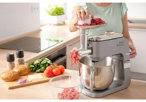 Sencor kuchynský robot 1700W s nerezovou miskou, matný chróm