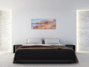 Obraz - Henri Edmond Cross, Calanque des Antibois, reprodukcia (120x50 cm)