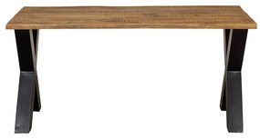 Jedálenský stôl z mangového dreva Oakland 160x90 cm (3cm) obdĺžnik Mahom